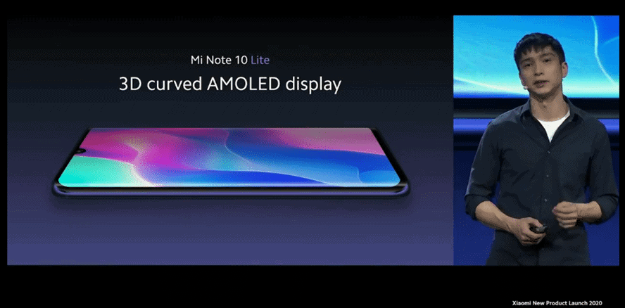 Machine generated alternative text:
10 
Mi Note 10 Lite 
3D curved edges 
Swipe smoothly 